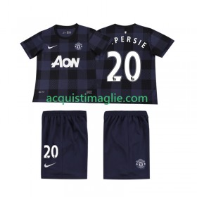 Divisa di Calcio Manchester United V PERSIE 20 2013 2014 Retro Bambino Trasferta
